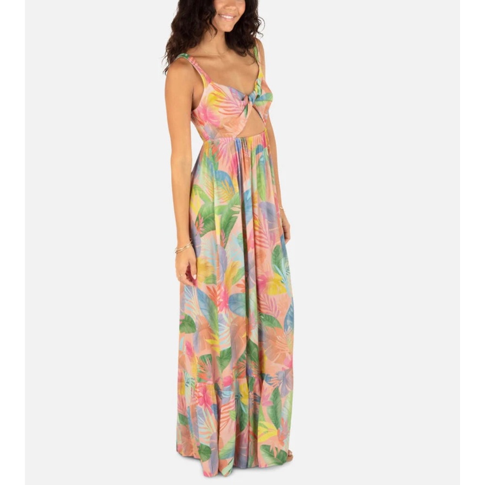 Hurley Paradise Multicolor Convertible Maxi Dress